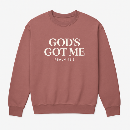 “GOD’S GOT ME” Crewneck – Psalm 46:5